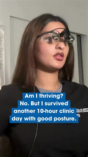 Some days you’re not thriving, and that’s okay. 😅 Because surviving a 10-hour clinic day without neck pain? That’s a win. Celebrate the small victories, HERO LOUPES keeps you upright and moving forward. #dentalstudent #dentistrylife #hygienestudent #ergoloupes