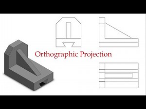Orthographic projection of solids | Engineering Graphics | Converting 3D to 2D