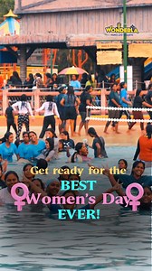 9.5K views · 20 reactions | Ladies, time to take over!  No men, no limits - Wonderla is all yours on March 8th!  Wave Pool Party |  DJ Beats |  Fun Games & Challenges |  55+ Thrilling Rides! Celebrate Women’s Day with a Twist! BUY 1 TICKET, GET 1 FREE!  Book Now: https://offers.wonderla.com/womensday_2025/ Bookings are valid online and for walk-ins. . . #Wonderla #WomensDay #Buy1Get1Free #March8 #Women | Wonderla | Facebook