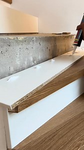 17K views · 82 reactions | Cladding concrete step with parquet flooring parquet step, white MDF setting step. #How #howto #home #HomeDecor #decor #design #flooring #floors #work #working #cabin #cabincrew #house #designer #realestate #realtor #virals #trend #trendingreels #building #logcabin #diy #dreamhome #ideas #parquet #fblifestyle | Johny Since | Facebook