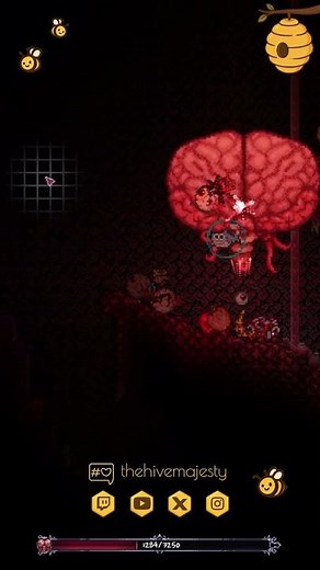 The Brain of Cthulhu 💀🧠 | Terraria Boss Fight #Terraria #GamingShorts #TheBrainofCthulhu #BossFight