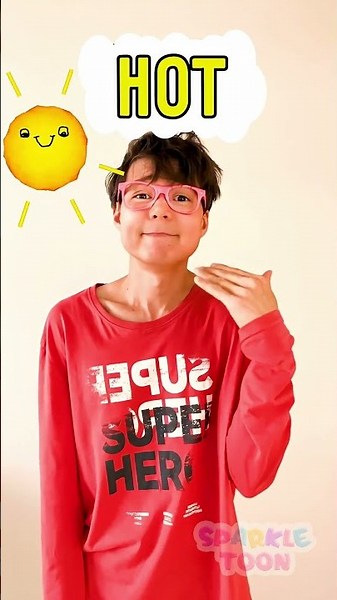 🔥 Hot and Cold! Discover Opposites Together 😄 #Colors #Kids
