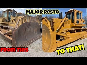 Major restoration is complete! Dresser TD25G dozer overhaul rebuild has been a long one!