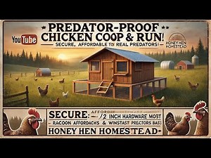 How to Build a Predator-Proof Chicken Coop & Run | Honey Hen Homestead