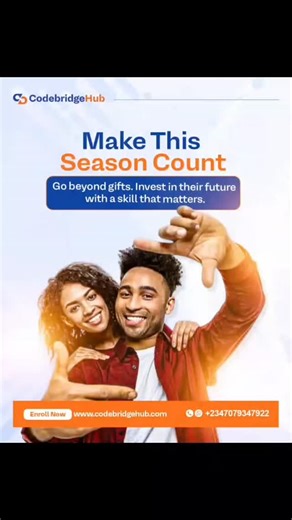 CodeBridge Hub Academy on Instagram: "Go beyond gifts, invest in their future with a skill that matters ❤️ #fyp #viral #valetinesday"