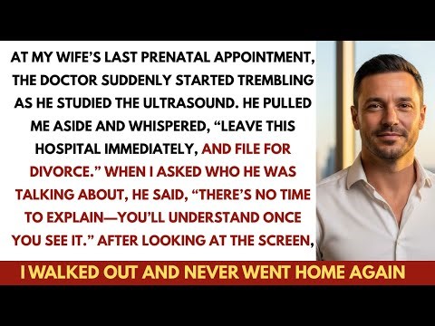 The doctor saw my wife's ultrasound and begged me to divorce... I never returned home.