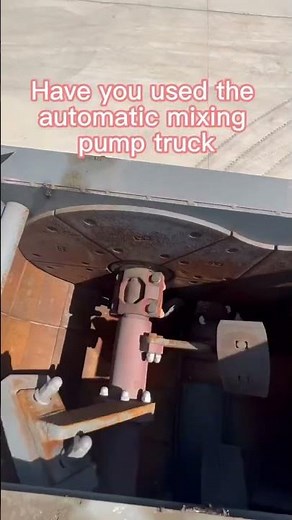Have you started using an automatic mixing pump truck? #concretepump #concretepumptruck