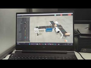 Automated Box sorting system with factory i/o and micro 850 PLC