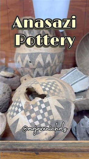 Archaeologist Nichols explains Anasazi pottery! #mojavenichols #anasazi #nativeamericanhistory