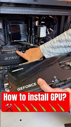 How to Install a GPU Correctly (RTX 5070 Ti) Luxvibe Pc Guide🛠️ #shorts