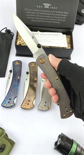 ⚠️OFFICIAL⚠️PRE-ORDER - Buck 110 Slim Pro TRX Titanium Replica (Legacy Collection 2023)