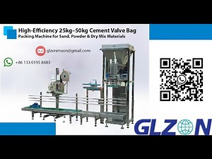 Cement Valve Bag Packing Machine for Sand, Powder & Dry Mix Materials High-Efficiency 25kg–50kg