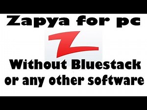 how to download zapya for pc(32&64bit)without any software such as bluestacks 2017