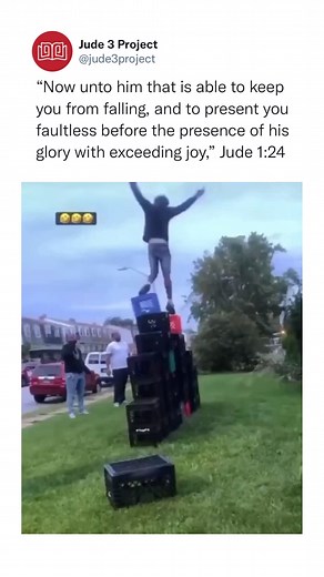 “Now unto him that is able to keep you from falling, and to present you faultless before the presence of his glory with exceeding joy,” Jude 1:24 KJV | Jude 3 Project