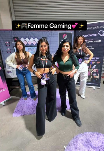 What are we?👇 Femme Gaming 💜✨🎮 Being part of this space as a woman creator genuinely reminds me, I’m not alone in this industry!! There’s something powerful about being surrounded by like minded women and marginalized gamers who are all talented, driven, and breaking barriers in their own way! Thank you once again @FemmeGamingGG for having me host the Ladies “Power Hour” panel this past weekend! It was such a pleasure connecting in person with so many talented women, and I truly enjoyed catch