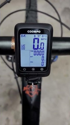 Bike GPS computer. Coospo BC107. Cadence. Hearth rate #mtb #mtblife #shorts #strava #gps #cadence