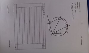 TW Mathematics (PLC)QUESTION 4In the diagram belowA, B, C, D... | Filo