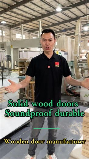 Solid wood doors Soundproof Durable