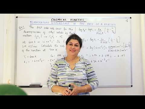 Arrhenius Equation - Practice Problems - Chemical Kinetics #15