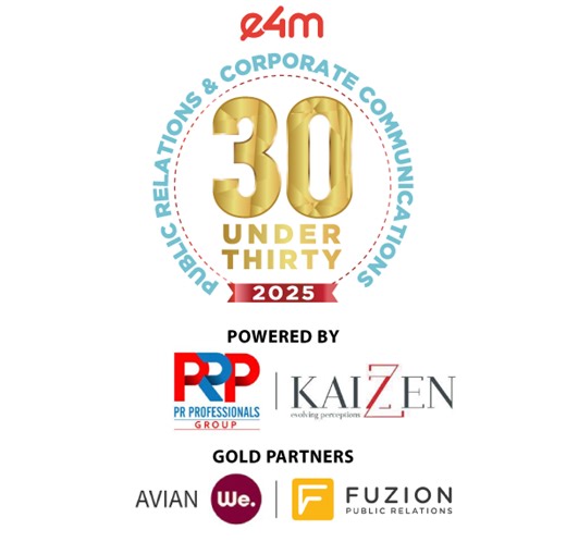 e4m 30 Under 30 PR and Corp Comm Award & Summit 2025 | Exchange4media