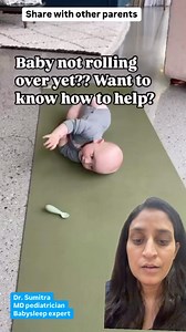 151K views · 409 reactions | Baby is not rolling, do these tips. -...