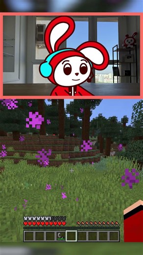 JJ and Mikey's First Time in Nether...💀 #shorts