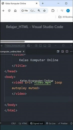 HTML loop attribute: Videos can be played automatically!