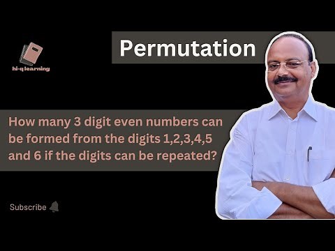 How many 3 digit even numbers can be formed from the digits 1,2,3,4,5 and 6 | digits can be repeated