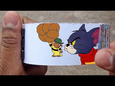 Tom and Jerry Cartoon Flipbook #1 | Tom vs Jerry's Cousin Flip Book | Flip Book Artist 2022