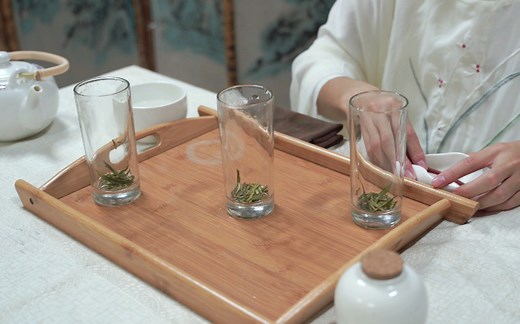 绿茶玻璃杯冲泡法•茶艺表演