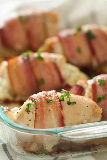 Bacon Wrapped Cream Cheese Chicken Recipe