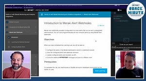 Want a Peek Behind the Scenes into our updated Learning Labs? In Snack Minute 69, Matt DeNapoli, Cisco's Developer Advocacy Manager, explains and demonstrates the newest updates to Cisco's Learning Labs. http://cs.co/6183zMH7P ⬅️ Watch Here #DevNetSnackMinute | Cisco DevNet
