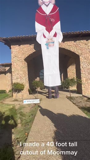 Creating a 40 Foot Tall Moommay Cutout | Mumei Dan Dan Original