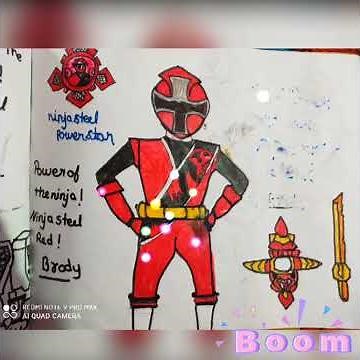 Power ranger ninja steel drawing
