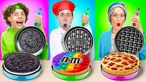 Granny vs me cooking challenge. Funny food situations! Kitchen & Parenting hacks