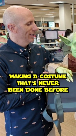 HalloweenCostumes.com on Instagram: "This costume didn’t exist last year 👀So we made it. Check out the Deluxe Star Wars Luke Skywalker with Yoda Costume💚✨"