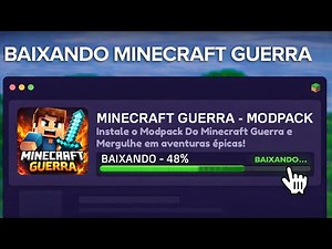 O MELHOR MODPACK DE MINECRAFT - COMO BAIXAR E INSTALAR O MODPACK DO MINECRAFT GUERRA