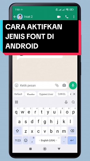 Cara Aktifkan Jenis Font di Android