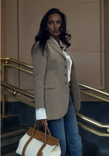 Exploring Jasmine Tookes' Ralph Lauren OOTD Style