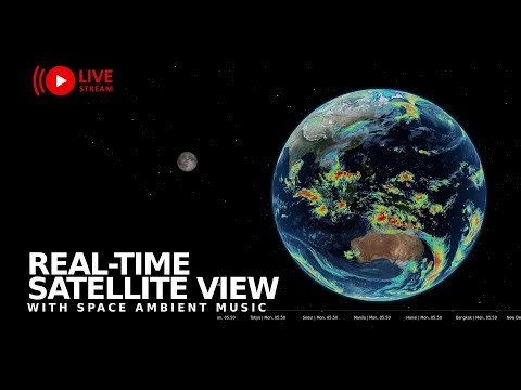 🔴 Earth From Space — 🚀 GK-2A RGB Satellite View (Asia-Pacific) | Space Live Ambient Music 181125 AM
