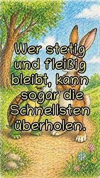 Die Schildkröte und der Hase #fabel #weisheit