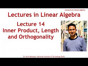 Lecture 14 Inner Product || Length || distance || Orthogonal vectors || Orthogonal Complement set