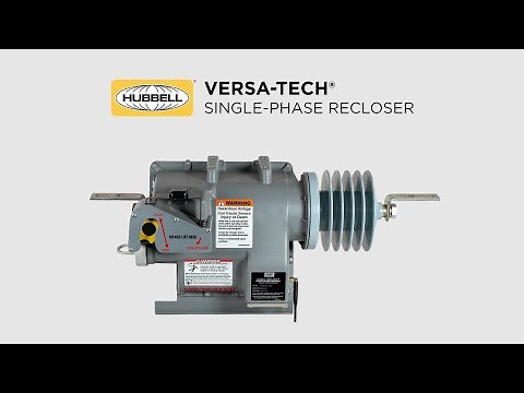 Hubbell® Versa-Tech® Single-Phase Recloser - Programming