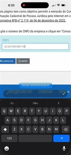 Consultar CNPJ