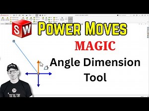 TOP Secret SOLIDWORKS tool to dimension angles (Magic Arrow - Power Moves 2026)