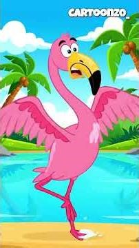 Flamingo’s Hilarious Balance Fail!