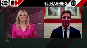 Eli Manning talks about how his investment in the National Women's Soccer League's Gotham FC started with him being a #GirlDad 🫶 “[My daughters] did not care about meeting Saquon Barkley or Odell Beckham, they wanted to meet Midge Purce.” | SportsCenter