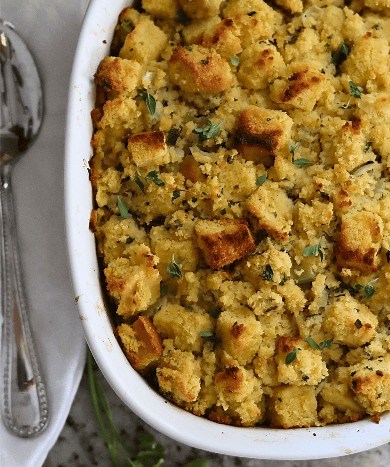 Sourdough Cornbread Dressing 🌽 Stuffing not your thing? Don’t worry, this cornbread dressing made with sourdough cornbread is the perfect addition to any Thanksgiving party or holiday gathering! Moist, full of flavor and slightyly sweet, it’s easy to make and so delicious! Comment ‘LINK’ for the recipe! Otherwise, you can find it on my website at https://simplicityandastarter.com/sourdough- cornbread-stuffing/ #sourdough #sourdoughbaking #cornbreaddressing #cornbreadstuffing #sourdoughcornbread