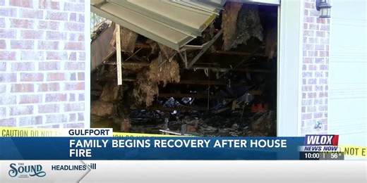 Saucier family displaced after fire leaves home destroyed