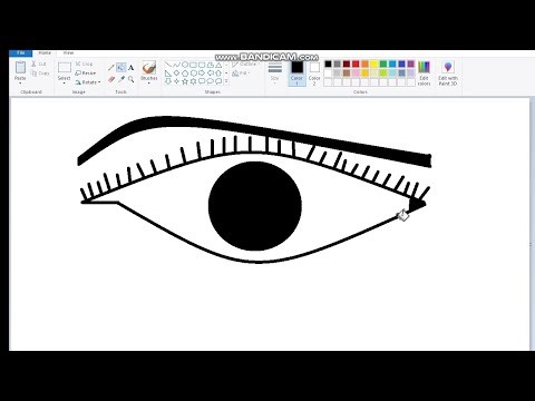 How to DRAW EYES in PC or Laptop Windows (Simple, anyone can do it)